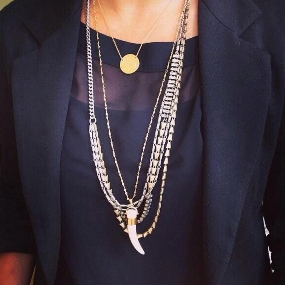 :: Stella & Dot Exotic Sahara Pendant Necklace - Picture 2 of 9